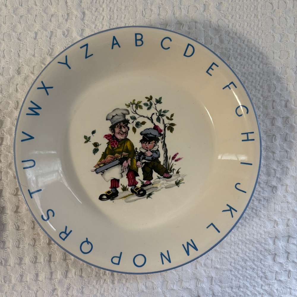 Vintage Childs Bowl / Lord Nelson Pottery Nursery Rhyme ABC's /